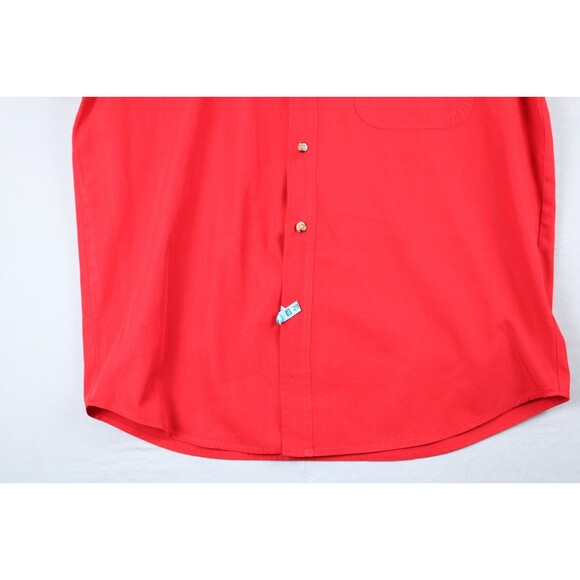 Cafe Pilon Extreme Espresso Coffee Button Shirt Red Size Medium Promo Employee - Picture 6 of 16